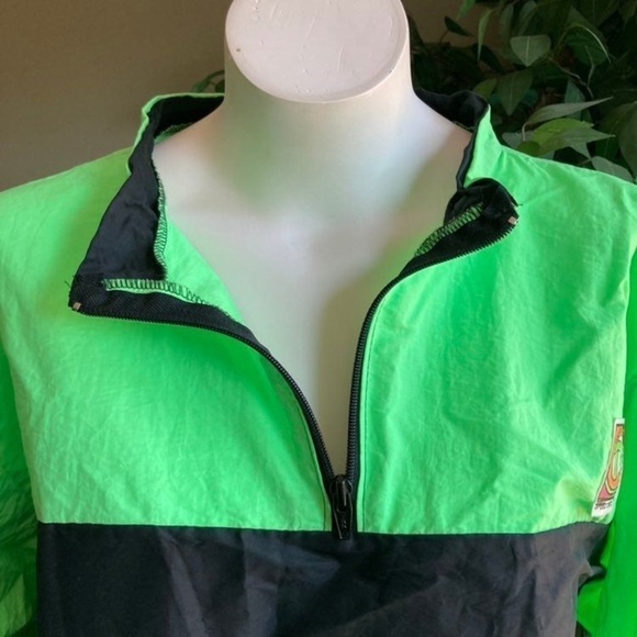 Speed Limit 88 | Vintage 90s Y2K Colorblock Unisex Nylon Windbreaker Jacket - Picture 4 of 10